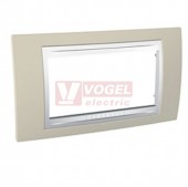 MGU6104867 Unica Allegro - Krycí rámeček čtyřmodulový, Arena/Polar