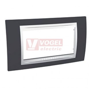 MGU6104877 Unica Allegro - Krycí rámeček čtyřmodulový, Slate/Polar