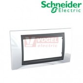 MGU66104292 Unica Top - Krycí rámeček čtyřmodulový, White/Grafit