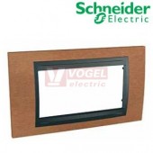 MGU661042M2 Krycí rámeček Top čtyřmodulový, Cherry/grafit, VÝROBA UKONČENA