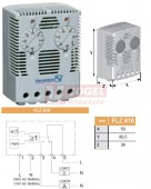FLZ 610 40-90% hygrostat/termostat, rel.vlhk.vzduchu/0-60°C, 230V/8A (7940025705)