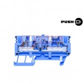 PTR 2,5/4 BL svorka řadová testovací-rozpojovací, PUSH-IN, sv.modrá, 1/1 (1933970000)