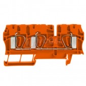 ZDU 4/3AN OR svorka řadová, pružinová oranžová 1/2, připojení kotevní svorkou, 800V/32A, š=6,1mm  (8670050000)