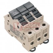 WSI 25/3 10x38 svorka pojistková výklopná 3p., max.32A/690V, do 25mm2, béžová, bez LED indikace, šroubová  (1966080000)
