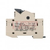 WSI 25/1 10x38/LED svorka pojistková výklopná 1p., max.32A/690V, do 25mm2, béžová, LED indikace, šroubová (1966060000)