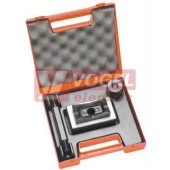 KOK-112X36 prostřihovací čelisti, raznice+matrice, obdélníkové otvory v plechu 112,0 x 36,0 mm, tažný šroub (9204870000)