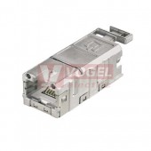 IE-BI-RJ45-FJ-A RJ45 vložka upínací hlavy AWG 22 - zářezové připojení kabelu pro zapojení EIA / TIA 586 A, TIA-568A (1962850000)