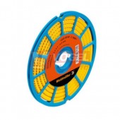 CLI C 1-3 WS/SW PET. CD CableLine, návlečka na kabely a vodiče s potiskem "(⏚)" (horiz.), bílo-černá, š/v 4,2x3mm, pro vodiče s průřezem 1,5-4mm2, průměr 2,5-5mm, PVC, měkké, bez kadmia, na cívce (1568251058)