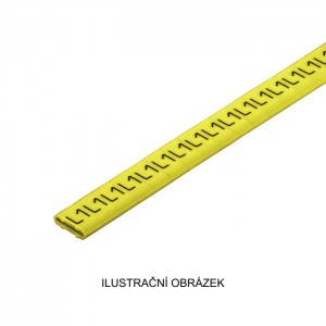CLI M 2-6 GE/SW L2 CD CableLine, značení vodičů a kabelů, s potiskem "L2", žluto-černý, š/v 11,3x6mm, pro vodiče s průřezem 16-500mm2, průměr 10-317mm, PVC, měkké, bez kadmia, na cívce (1871781729)