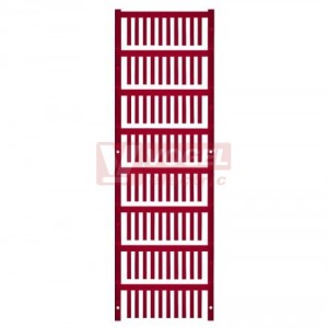 SF 1/21 MC NE RT V2 návlečka bez potisku červená, MultiCard, průřez vodiče 0,5-0,75mm2, š/v 3,2x21mm (191860000)