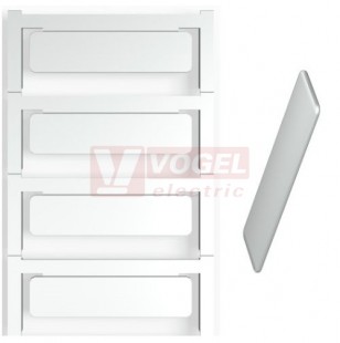 CC 15/60 MC NE SI MultiCard, značení přístrojů ClipCard, bez potisku, štítek šedo-stříbrný, v15mm x š60mm, PA66 (1877340000)