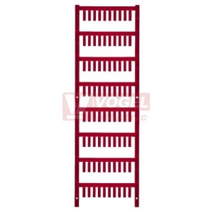 SF 00/12 MC NE RT V2 návlečka bez potisku červená, MultiCard, průřez vodiče 0,18-0,25mm2, š/v 3,2x12mm (1919320000)