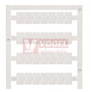 WS 12/8 PLUS MC NE WS štítek bez potisku, bílý, š8mm x 12mm, PA66 (1906000000)
