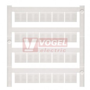 WS 10/12 MC NE WS štítek bez potisku, bílý, š12mm x v10mm, PA66 (1905970000)