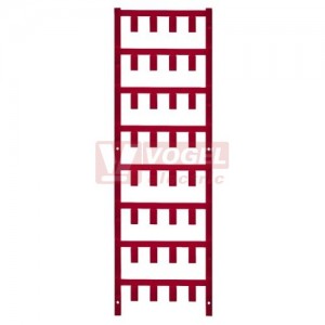 SF 4/12 MC NE RT V2 návlečka bez potisku červená, MultiCard, průřez vodiče 2,5-4mm2, š/v 5,7x12mm (1919570000)