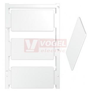 CC 30/60 MC NE WS MultiCard, značení přístrojů ClipCard, bez potisku, štítek bílý, v30mm x š60mm, PA66 (1934420000)
