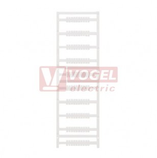 MF-W 9/4.2F MC NE WS Multicard, štítek bez potisku, bílý, š4,2mm x v9mm, WAGO, Legrand, PA66 (1011430000)