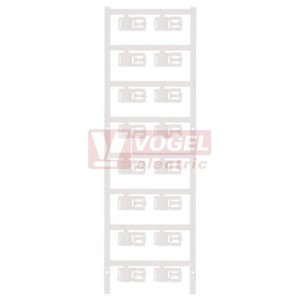 SFC 3/30 MC NE WS SlimFix Clip, označení vodičů a kabelů, bílá, průřez 4-10mm2, velikost popis.pole 30x12,5mm (1025310000)