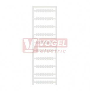MF-W 9/5.2F MC NE WS Multicard, štítek bez potisku, bílý, š5,2mm x v9mm, PA66 (1011410000)