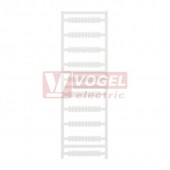 MF-W 9/5.2F MC NE WS Multicard, štítek bez potisku, bílý, š5,2mm x v9mm, PA66 (1011410000)