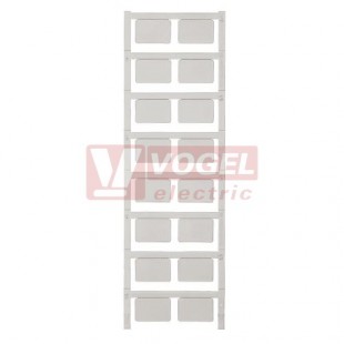 SM 27/18 MC NE GR MultiCard, značení přístrojů SwitchMark, bez potisku, štítek sv.šedý, v18mm x š27mm, PA66 (1014640000)