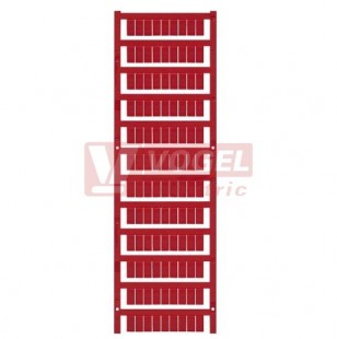 WS 12/6,5 MC NE RT štítek bez potisku, červený, š6,5mm x v12mm, PA66 (1773561686)