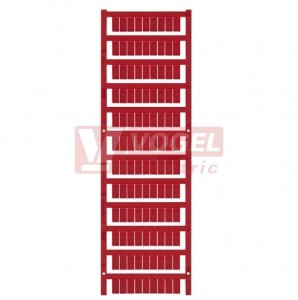 WS 12/6,5 MC NE RT štítek bez potisku, červený, š6,5mm x v12mm, PA66 (1773561686)