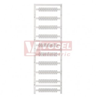 MF-W 9/5F MC NE GR Multicard, štítek bez potisku, šedý, š5mm x v9mm, WAGO, Legrand, PA66 (1045980000)