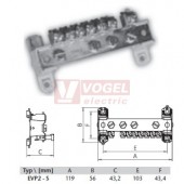 Svorkovnice ekvipotenciálová EVP2-S  bez krytu