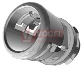 PAGOB-12S19 vývodka 19mm, přímá s PUSH-IN, černá, IP54, PA6, pro chráničku NW12