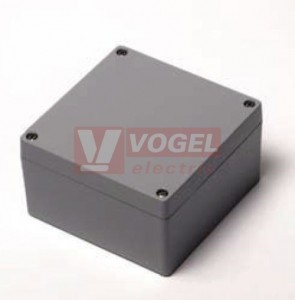 ZAG-EX 9 skříňka hliníková do prostředí Eex, 122x120x80mm, IP66, RAL7001