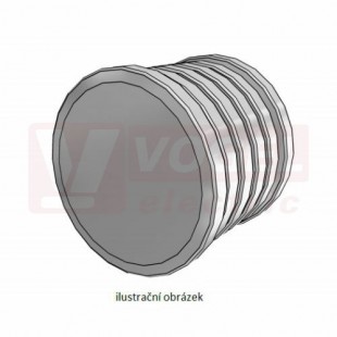 TKKSB-36BLIND vložka plná bez otvorů, černá, vnější pr.42,5mm, pro chráničky NW36