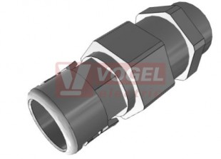 PG 36 vývodka PAGOG-36P36ZA, přímá, šedá, s vnějším závitem, IP54, PA6 + těs.výv.kabelu, pro chráničku NW36
