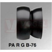 PARGB-76 článek kloubové hadice, černý, PA6