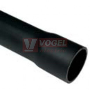 Trubka PLAST  40 8040HF FA, 1250N, černá RAL 9005, bezhalogenová, UV stabilní  (délka 3m)
