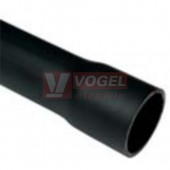 Trubka PLAST  50 8050HF FA, 1250N, černá RAL 9005, bezhalogenová, UV stabilní  (délka 3m)