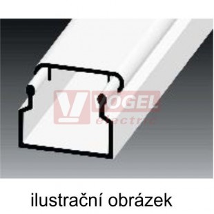 Lišta v 13xš 18 LV 18X13 HC (2m folie) vkládací, bílá RAL9003