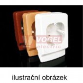 PN 40X20_I1 přístrojový nosič pro lištu LHD 40x20, bříza růžová