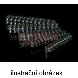 TYP512_HA svorkovnice bílá, š/v/hl 21x21x142mm, vodič 12x10mm2, 57A/500V, PA6 (bal=100ks)