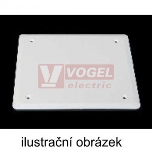 V 125/1_HB víčko ke krabici KO 125E, KO 125/1L, barva bílá, š/v 162x162mm, PVC