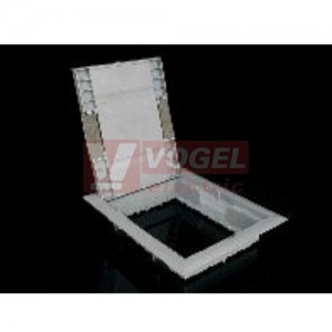 KOPOBOX 80_LB rám podlahové krabice s víkem, š/v/hl 330x260x59mm, tmavě šedý, RAL 7012, IP30, PA