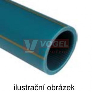 Chránička  32  06032 BS 750N, 27/32mm, červená, pro optické kabely, HDPE (svazek 100m)