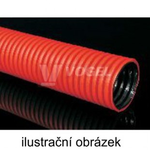 Chránička  40 KF 09040 AA KOPOFLEX 40, 450N, 32/40mm, oranžová, dvouplášťová ohebná korugovaná chránička, HDPE, IP40 (min objednací množství je 3000m)