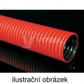 Chránička  40 KF 09040 AA KOPOFLEX 40, 450N, 32/40mm, oranžová, dvouplášťová ohebná korugovaná chránička, HDPE, IP40 (min objednací množství je 3000m)