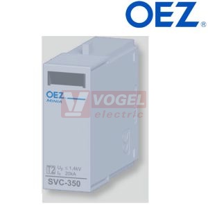 SVC-350-1-M Výměnný modul typ 2, náhradní díl, Imax 40 kA, Uc AC 350 V, pouze výměnný modul, varistor, pro SVC-350 (L/N, L/PEN) (38369)