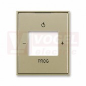 3299E-A40200 33 Kryt zesilovače s tunerem FM nebo internetového rádia Busch-inet; šampaňská - Element, Time (Arbo)