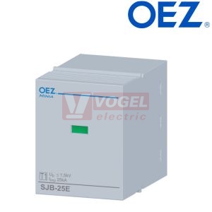 SJB-25E-1-M Výměnný modul typ 1, náhradní díl, Iimp 25 kA, Uc AC 350 V, pouze výměnný modul, jiskřiště, pro SJB-25E (L/N, L/PEN) (38360)