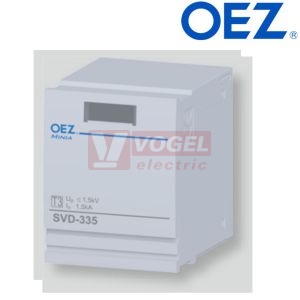 SVD-335-3N-M Výměnný modul typ 3, náhradní díl, In 1,5 kA, Uc AC 335 V, pouze výměnný modul, varistor, pro SVD-335 (38374)