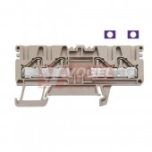 §PDU 2,5/4/2X2AN svorka řadová PUSH-IN béžová 2/2, 800V/32A, š=5,1mm (1022220000)