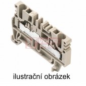 §PDU 2,5/4 GN svorka řadová, PUSH-IN, 800V/32A, zelená, š=5,1mm (1026960000)